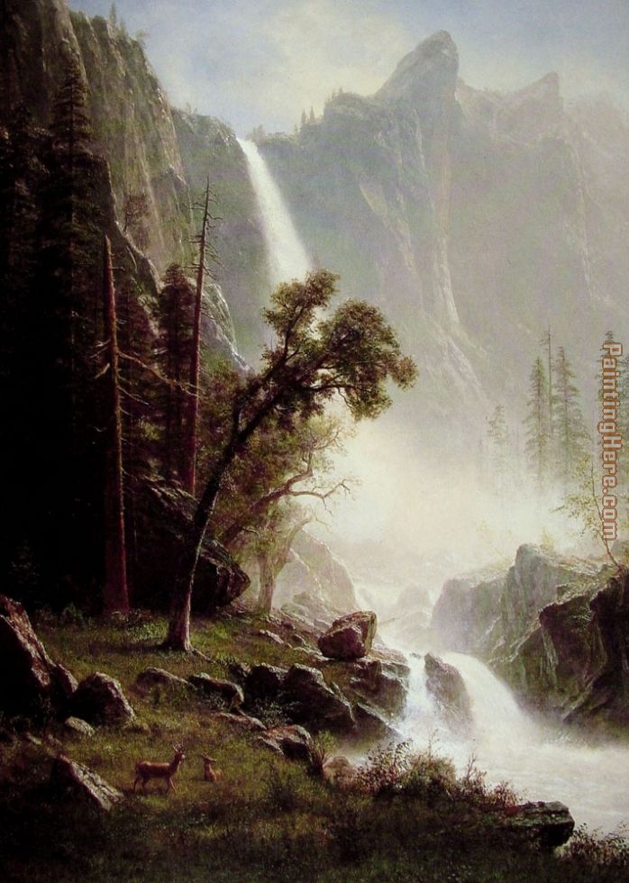 Albert Bierstadt Bridal Veil Falls Yosemite